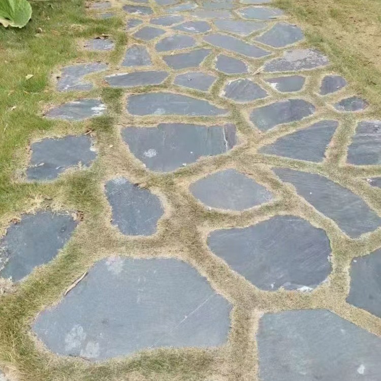 Direct sales from the manufacturer of bluestone slabs, including irregular stone slabs, rock fragments, random slabs, garden landscape, retro paving, and random stones Specification drawing