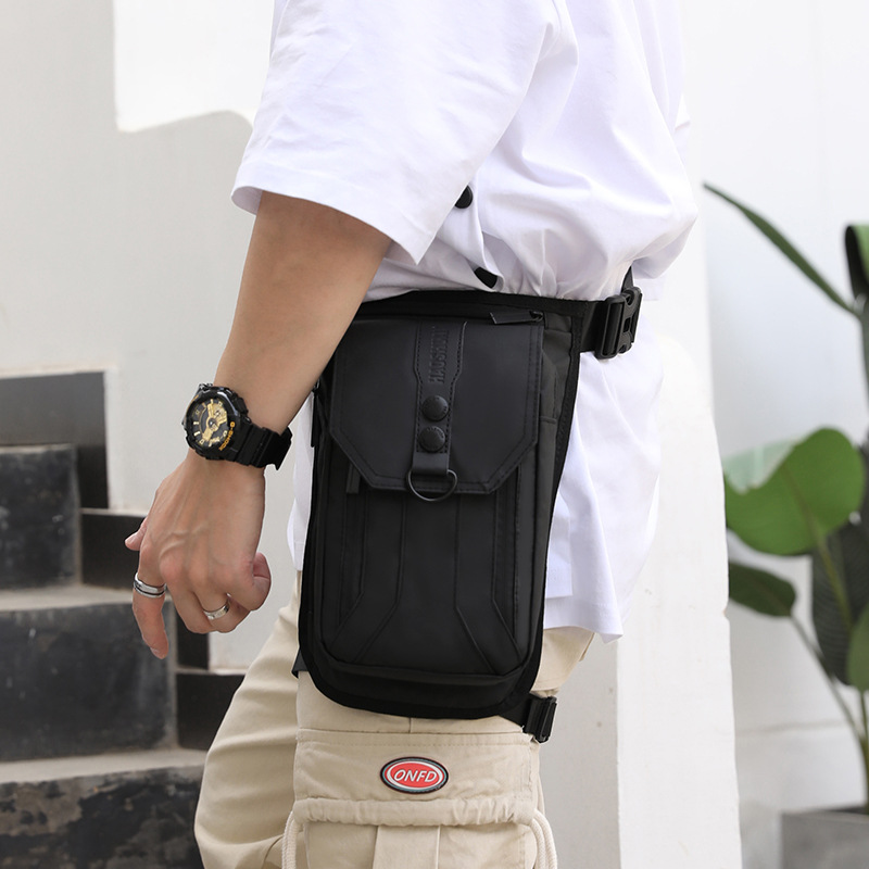 Cross-border exclusive new outdoor cycling leg bag, multi-functional waterproof chest bag, crossbody bag, sports mountaineering and fishing waist bag details Picture