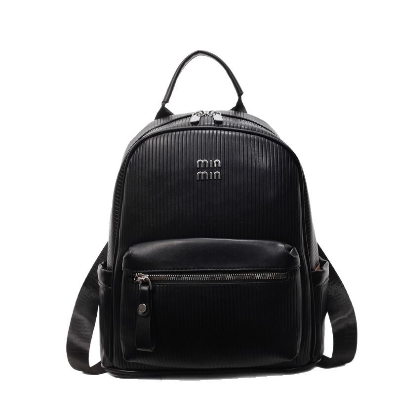 The 2025 new stylish, trendy, casual and fashionable hand-held small backpack is suitable for high school girls. It is versatile and has a large capacity Item Picture