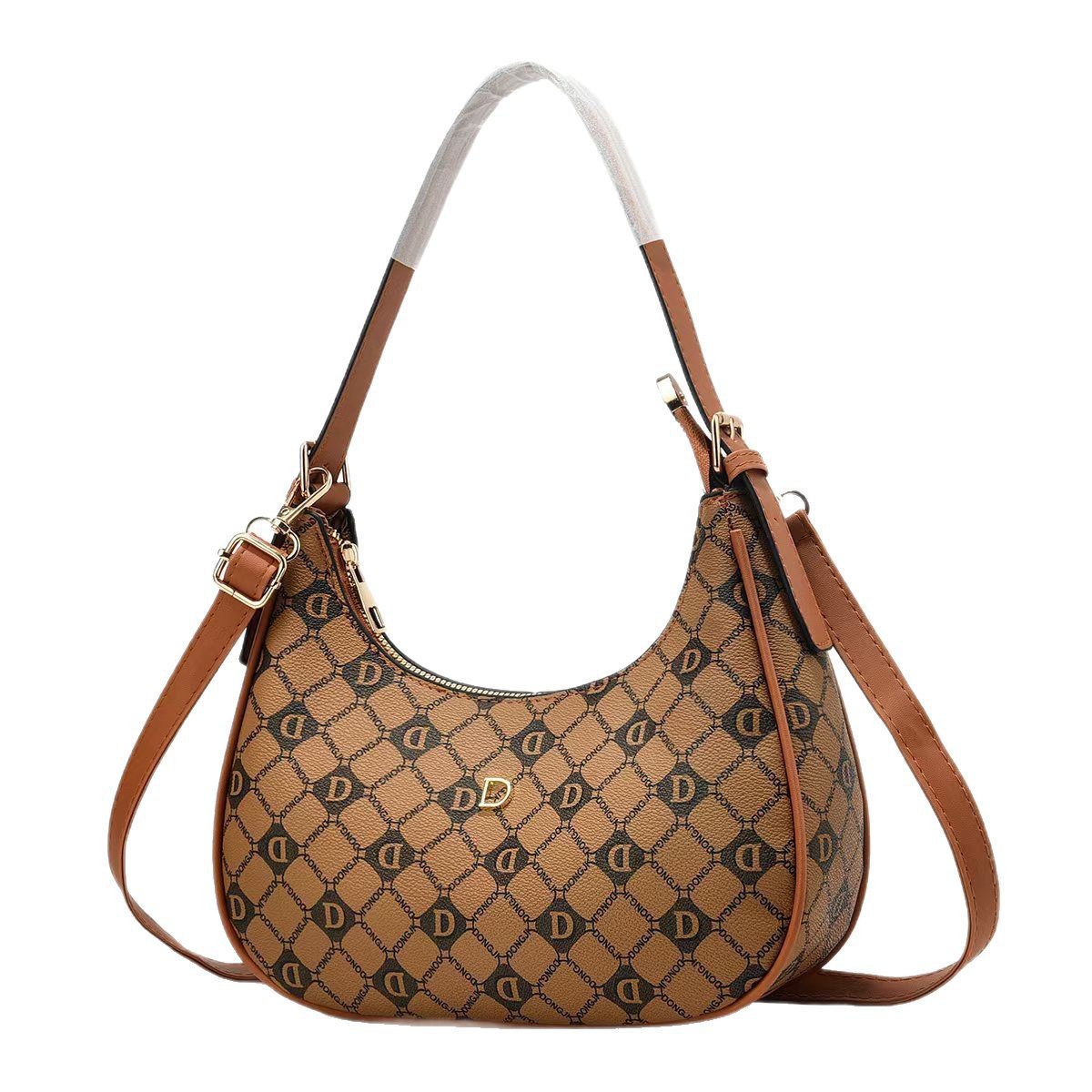 New women's bag with printed underarm, fashionable and trendy women's bag, single-shoulder crossbody bag, high-end handbag for women Item Picture