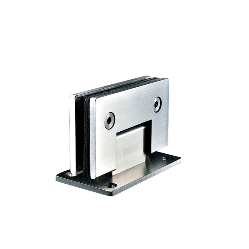 Glass door hinge bathroom clamp 180-degree bathroom glass door fixed clamp shower room hinge glass hinge precision casting Item Picture