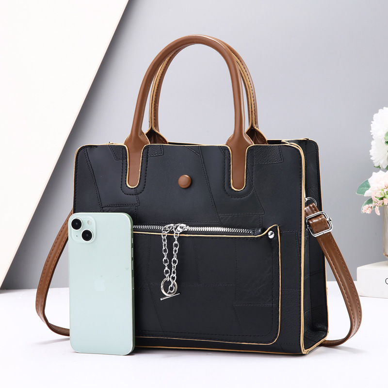 New large-capacity women's bags for foreign trade in 2025, new popular women's single-shoulder bags, crossbody bags, hand-held tote bags details Picture