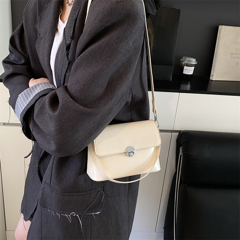 A new high-end solid-color hand-held small square bag for women in Spring/Summer 2025, a trendy, casual and versatile single-shoulder crossbody bag Specification drawing
