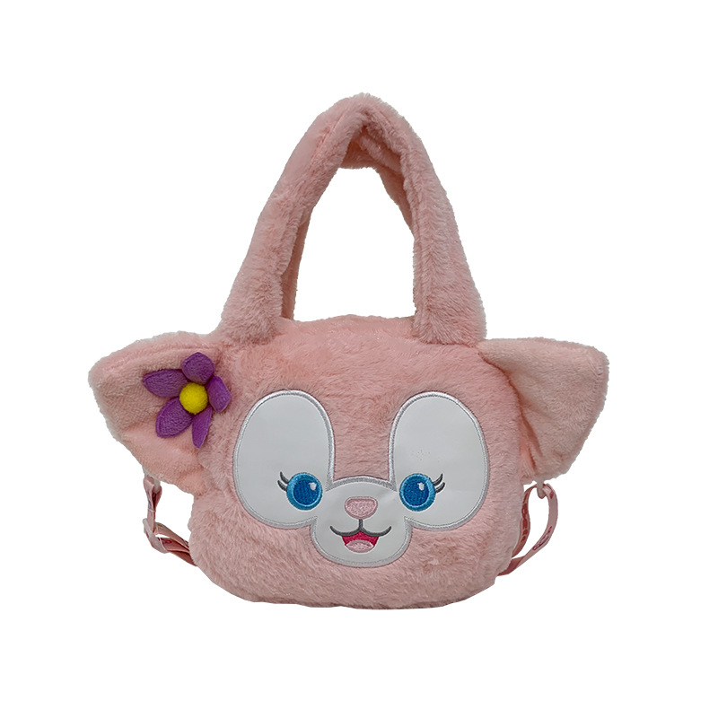 Sanrio 8-inch plush toy bag, children's cartoon single-shoulder crossbody bag, claw machine doll, exchange gift, loose change storage Item Picture