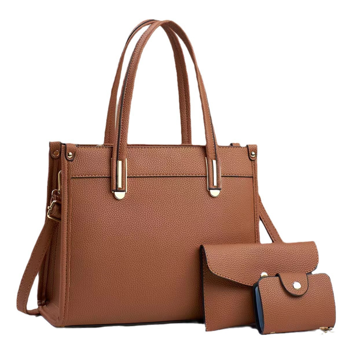 The new mother-and-child bag, a retro large-capacity bag, a cross-border fashion hand-held shoulder bag, a versatile and niche commuter tote bag Item Picture