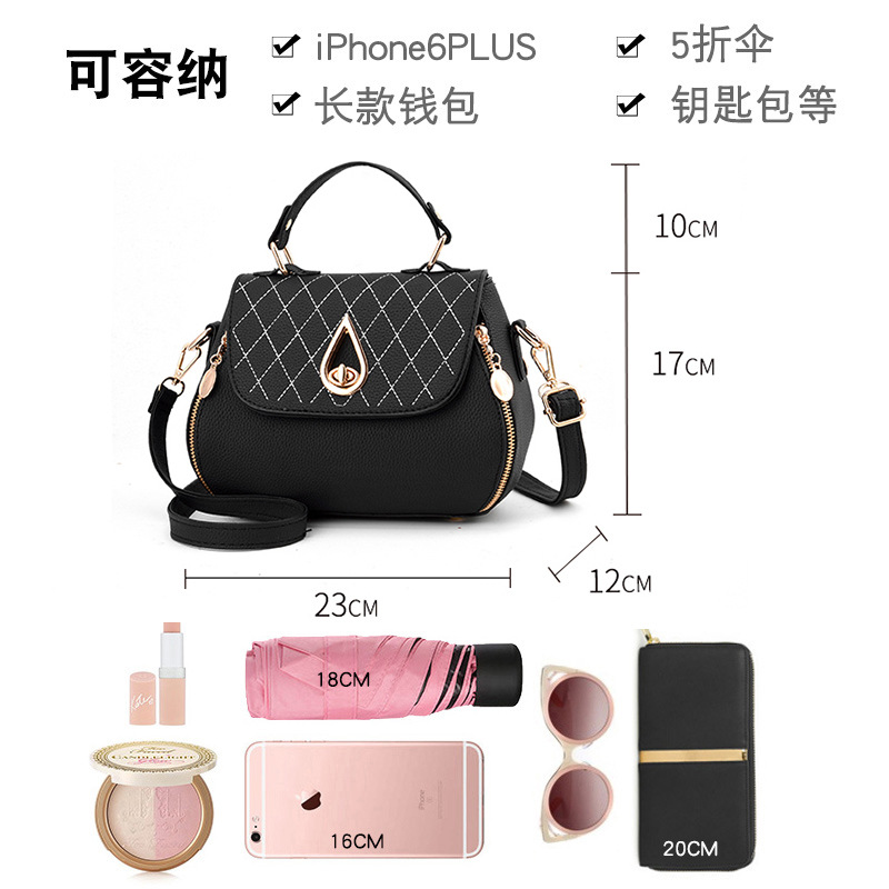 "Little Bag Girls 2022 New Style Women's hand-held fashionable pu single-shoulder crossbody bag Korean version versatile women's bag one-piece consignment. Application Scenario