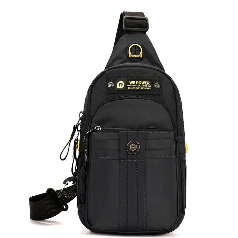 WEPOWER's new outdoor commuting chest bag, casual travel multi-functional backpack, and men's portable single-shoulder crossbody bag Item Picture