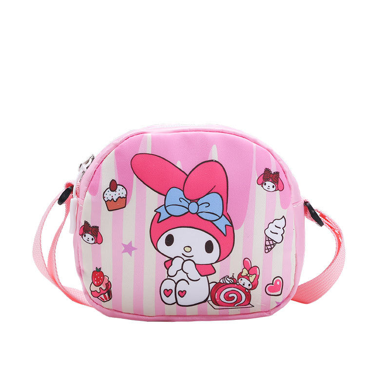 Fashionable 2023 Summer New cute boys' and girls' crossbody bag with cartoon print coin purse, kindergarten baby single-shoulder Item Picture
