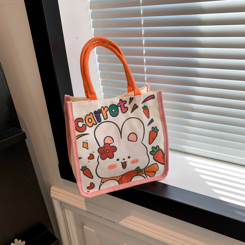 Cute cartoon rabbit fresh and light handbag, a small, fashionable and casual women's bag for autumn 2023 full figure