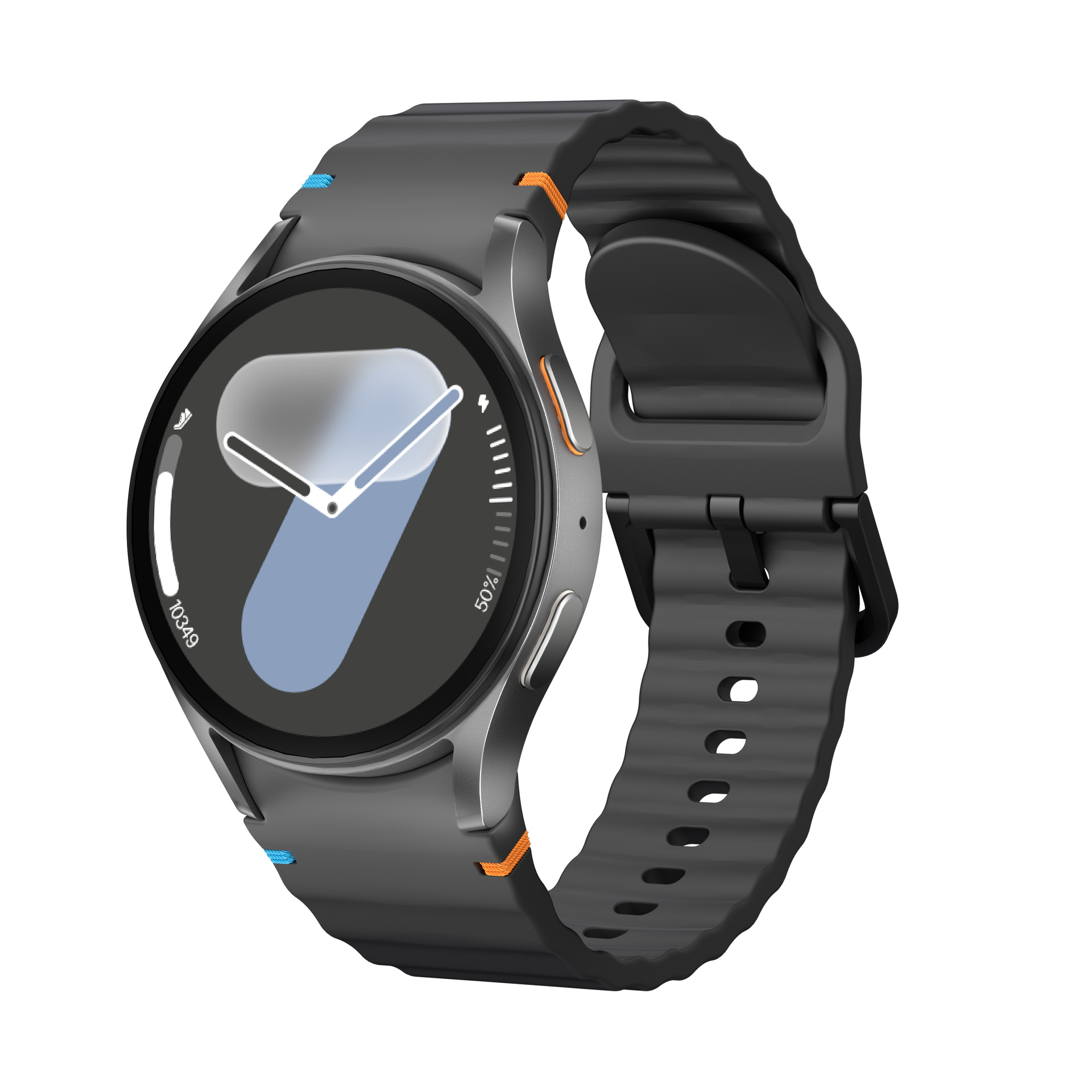 HD Watch7 mini smartwatch, Bluetooth call, heart rate monitoring, navigation, AMOLED round screen, cross-border trade Specification drawing