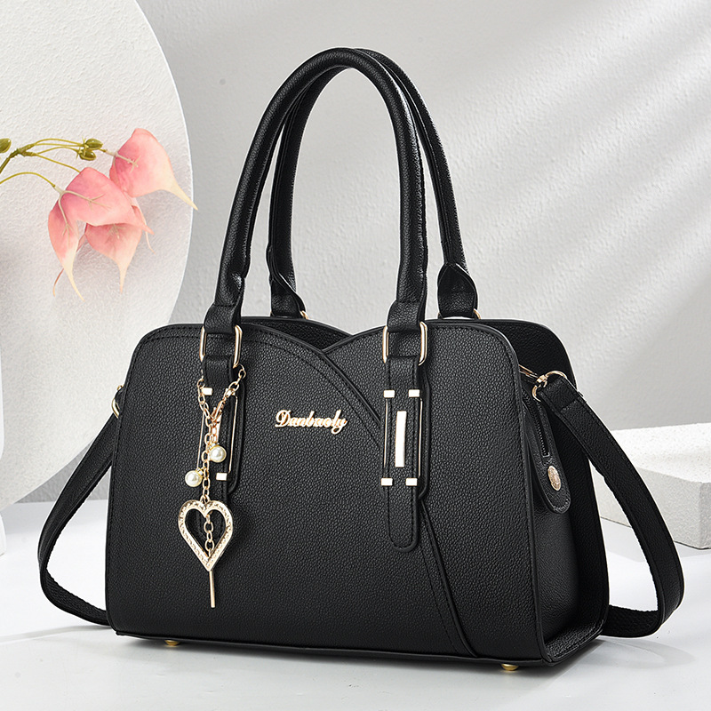 Bag Girl 2025 Autumn/Winter New Mom style handbag, elegant and large-capacity, middle-aged women's crossbody bag, single-shoulder bag full figure