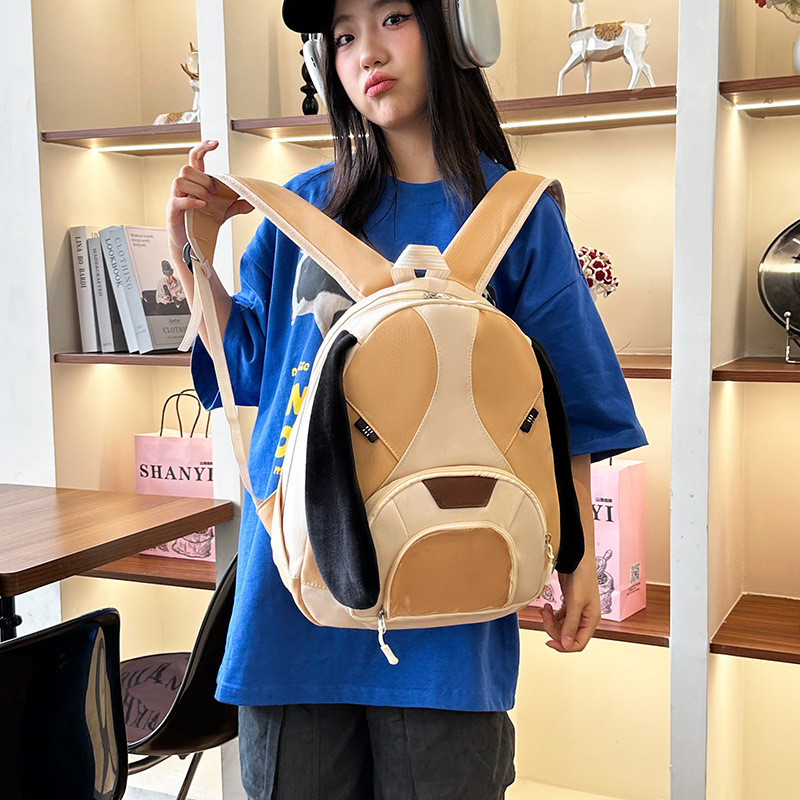 Cartoon Puppy Children's Backpack 2024 New Cross-border Trade Boys' and Girls' children's backpack Large Capacity Casual small backpack details Picture