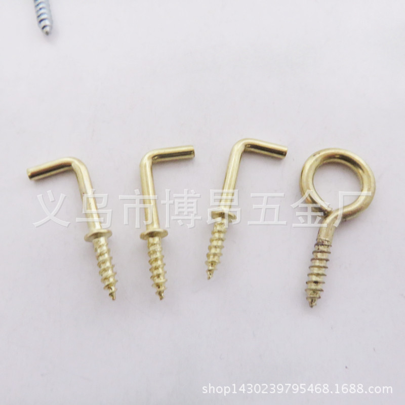 Factory direct sales: Open sheep eye hook, 9-shaped hook, screw, complete range of specifications and styles Application Scenario