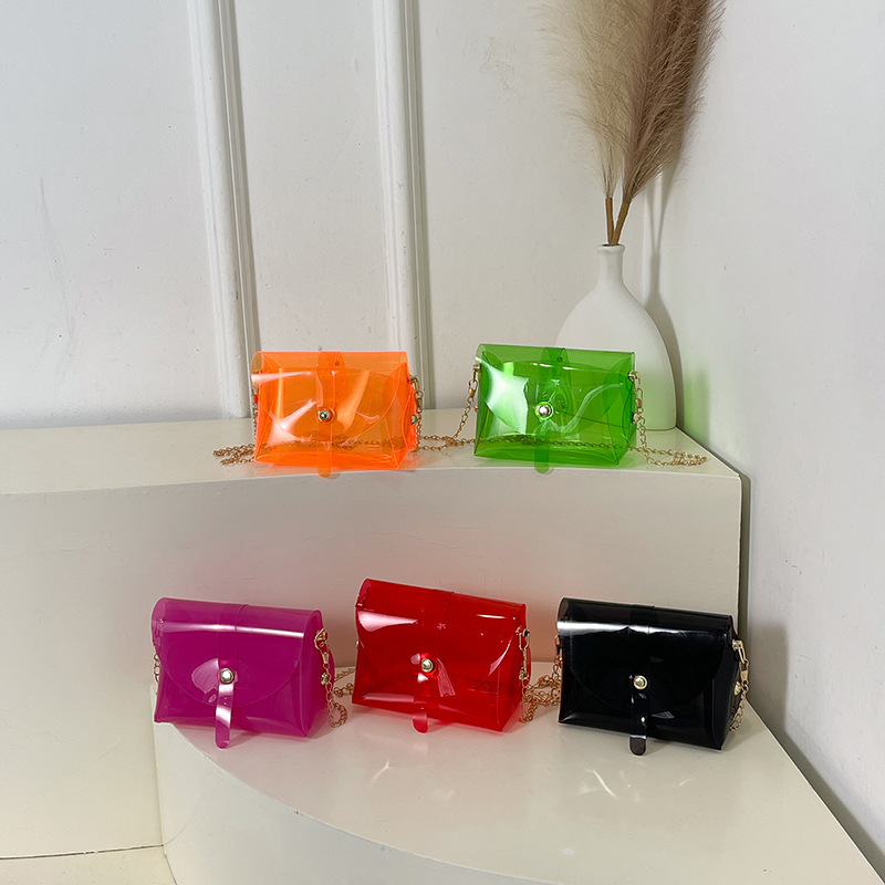 Summer niche solid-color underarm bag, fashionable transparent single-shoulder small bag, women's 2025 new popular crossbody bag Application Scenario
