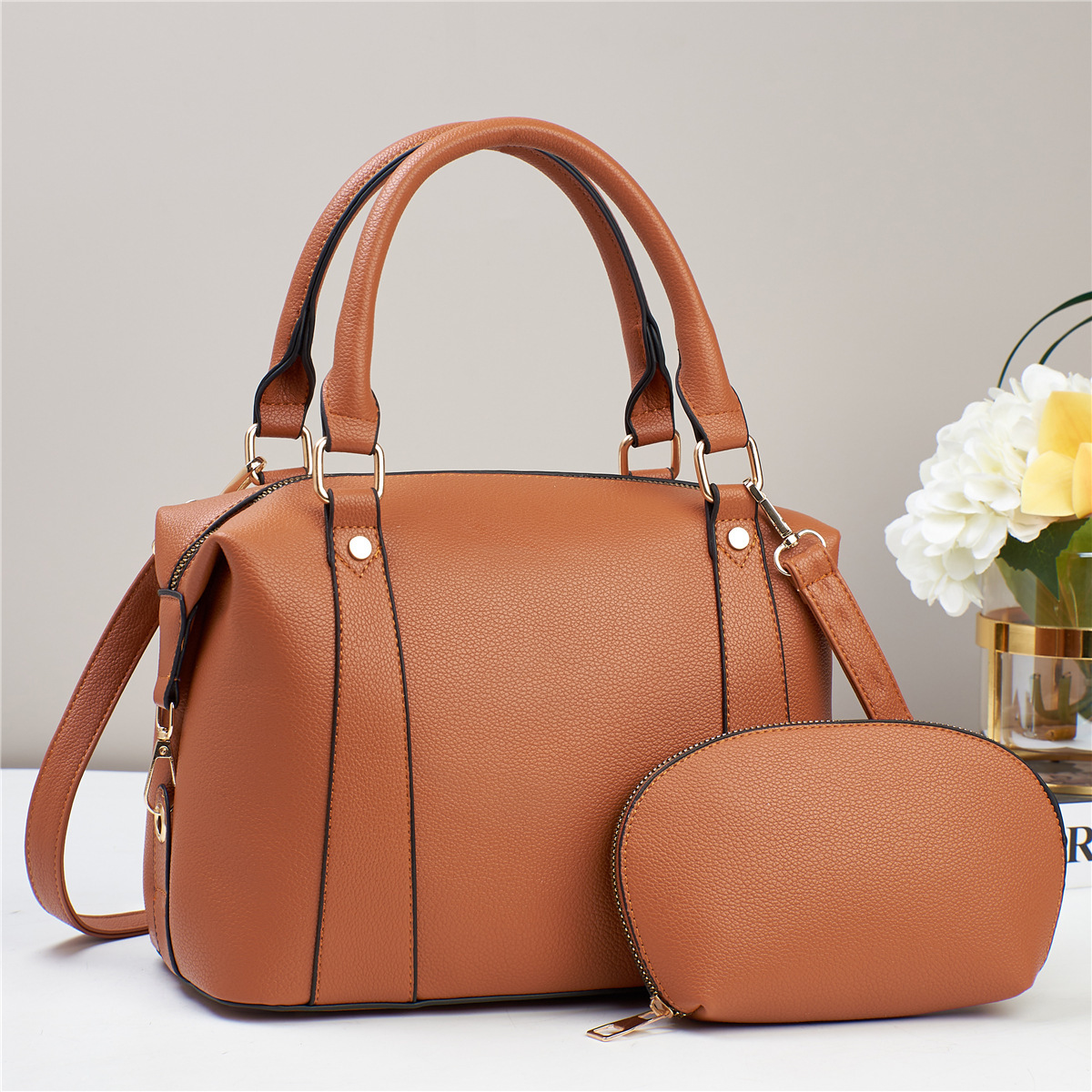 2024 Single-shoulder crossbody bag for women, a must-have winter large bag from a popular manufacturer, an export bestseller, a new hand-held fashion for women details Picture