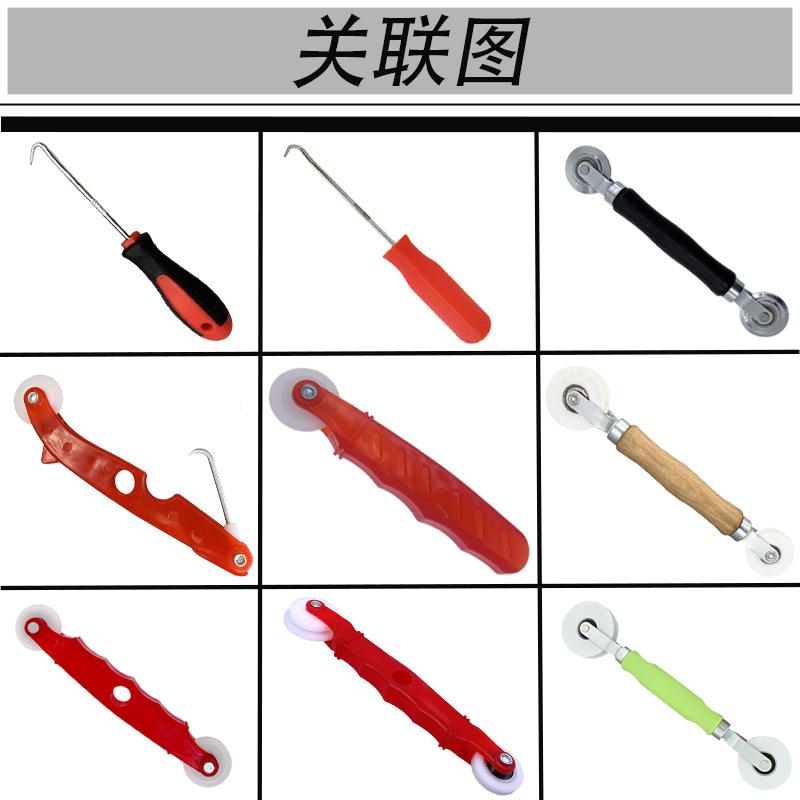 Wholesale mosquito-proof screen mesh pressing wheels, plastic steel door and window rubber strip tools, disassembly and assembly integrated bearings, screen window pressing wheels Application Scenario