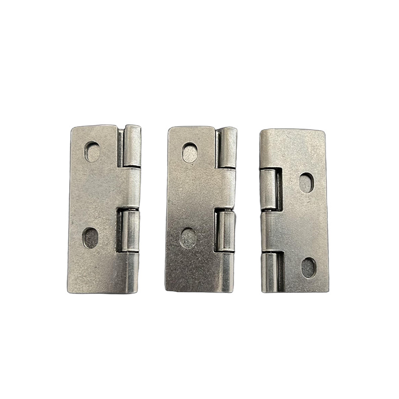 Metal stamping parts hinge, hardware parts processing, stainless steel thickened flat opening small hinge Specification drawing