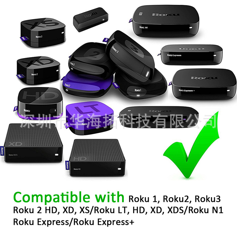 Roku 1 2 3 LT HD XD XDS N1 Express+ 6-key rdio vudu wireless Remote control Item Picture