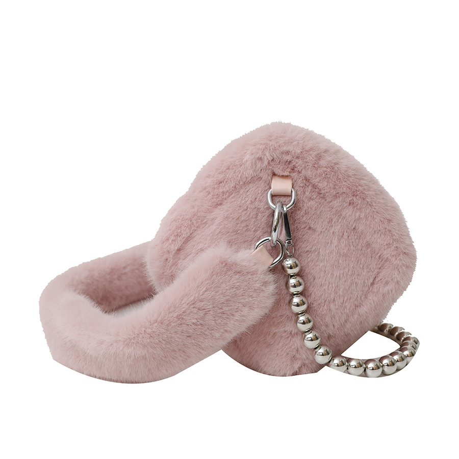 This 2024 new style of plush bag for women is fashionable, high-end and stylish. It features a unique Korean design and a simple crossbody bag Item Picture