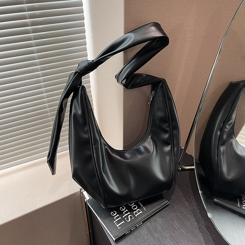 Large-capacity fashionable crossbody bag, stylish and simple 2024 new trendy INS single-shoulder bag, elegant underarm bag, casual bag Specification drawing