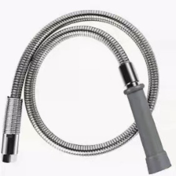 Stainless steel high-pressure shower head, kitchen water inlet pipe, basin, countertop basin, cold and hot water faucet, water inlet hose head, high-pressure explosion-proof pipe Item Picture