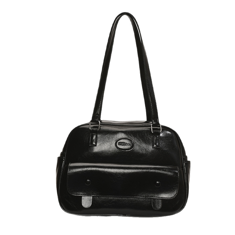 High-end women's bag, retro large-capacity pillow bag, 2025 new summer single-shoulder bag, fashionable and trendy backpack Item Picture