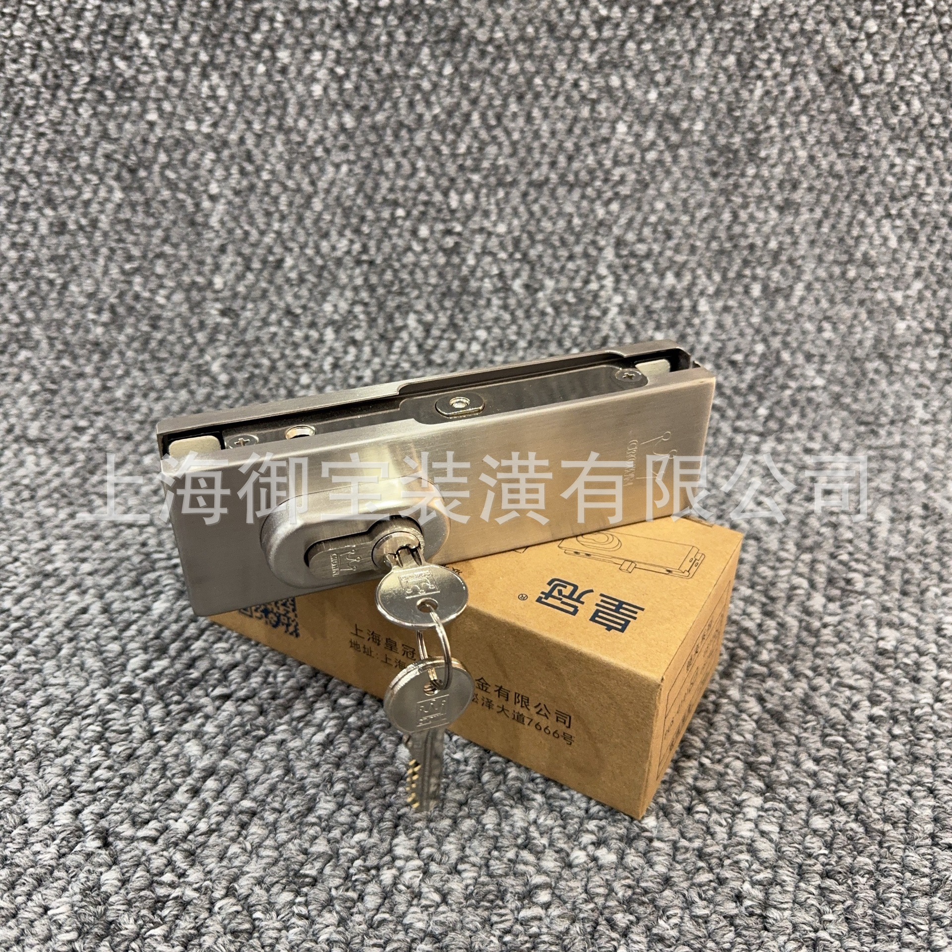 Crown door clamp, glass door upper clamp, lower clamp, curved clamp, made of 304 stainless steel, 12-19mm floor lock clamp Specification drawing
