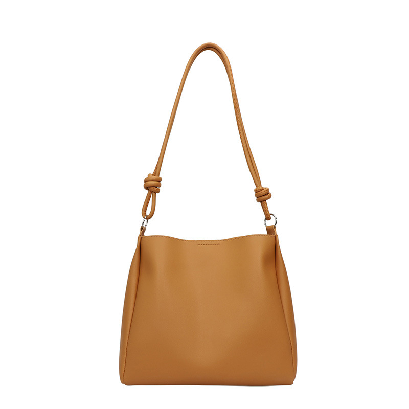 This year, the "Small Bag Women 2025" new fashion single-shoulder crossbody bag is a versatile solid-color crossbody bucket bag Item Picture