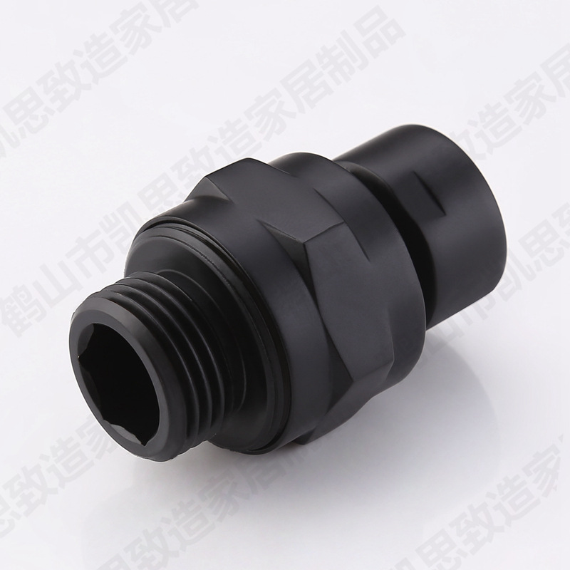 Showerhead swing ball copper top showerhead accessory matte black brushed bright 4-inch mouth Application Scenario