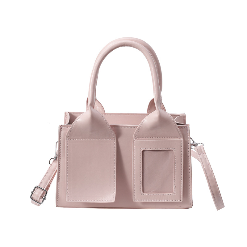 Cross-border high-end and stylish women's 2025 new simple and niche single-shoulder crossbody bag, fashionable hand-held small square bag Item Picture
