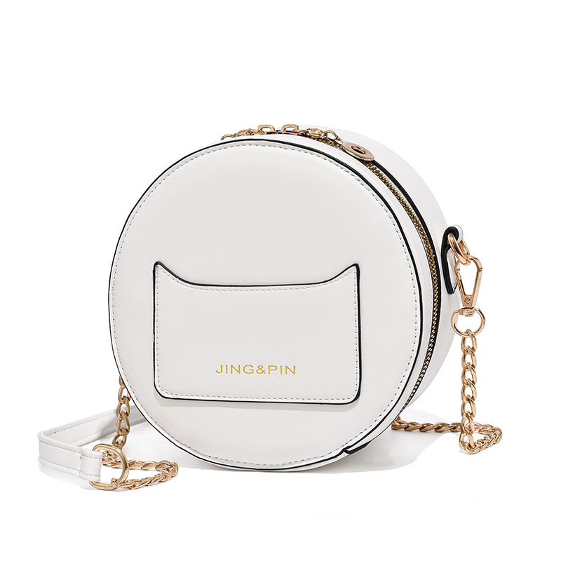 This year's popular small bags: 2022 new trendy summer fashion round women's bags, chain bags, versatile single-shoulder crossbody bags Specification drawing