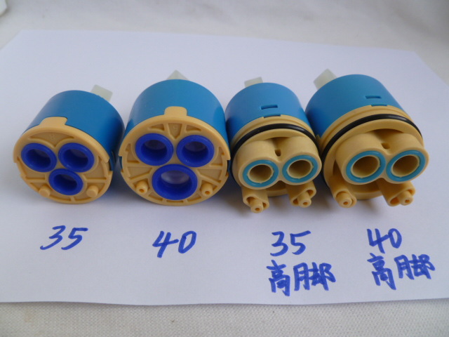 Cold and hot water faucet valve core mixing valve, kitchen basin shower 25/35/40 high-foot ceramic valve core repair parts Application Scenario
