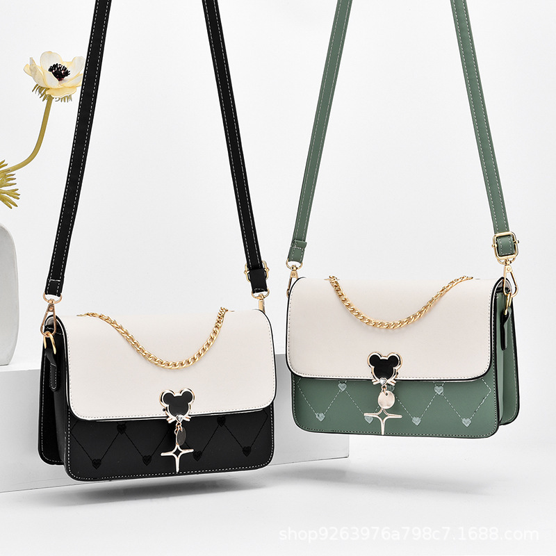 2022 New style small bag for women, fashionable chain, versatile and niche crossbody small square bag, one-piece consignment details Picture