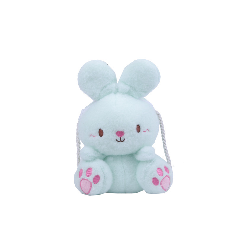 New cartoon plush rabbit bag, cute children's single-shoulder crossbody mini toy bag, fashionable and versatile crossbody bag Item Picture