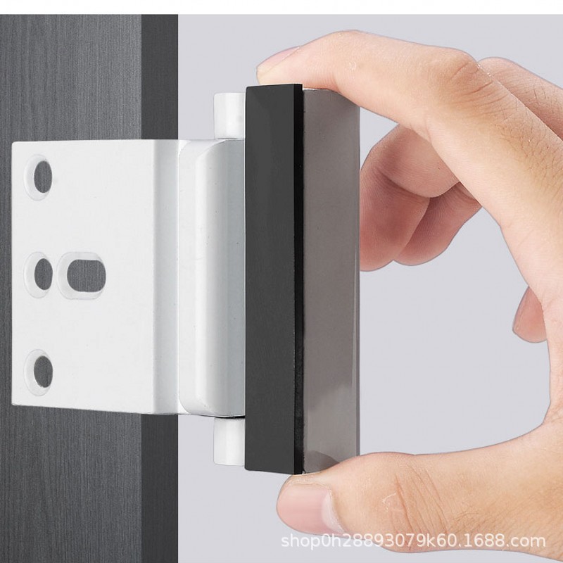 No need for drilling, built-in door lock, latch, door bolt, wooden door, sliding door, lock, bedroom door lock, door lock, snap, alloy Application Scenario