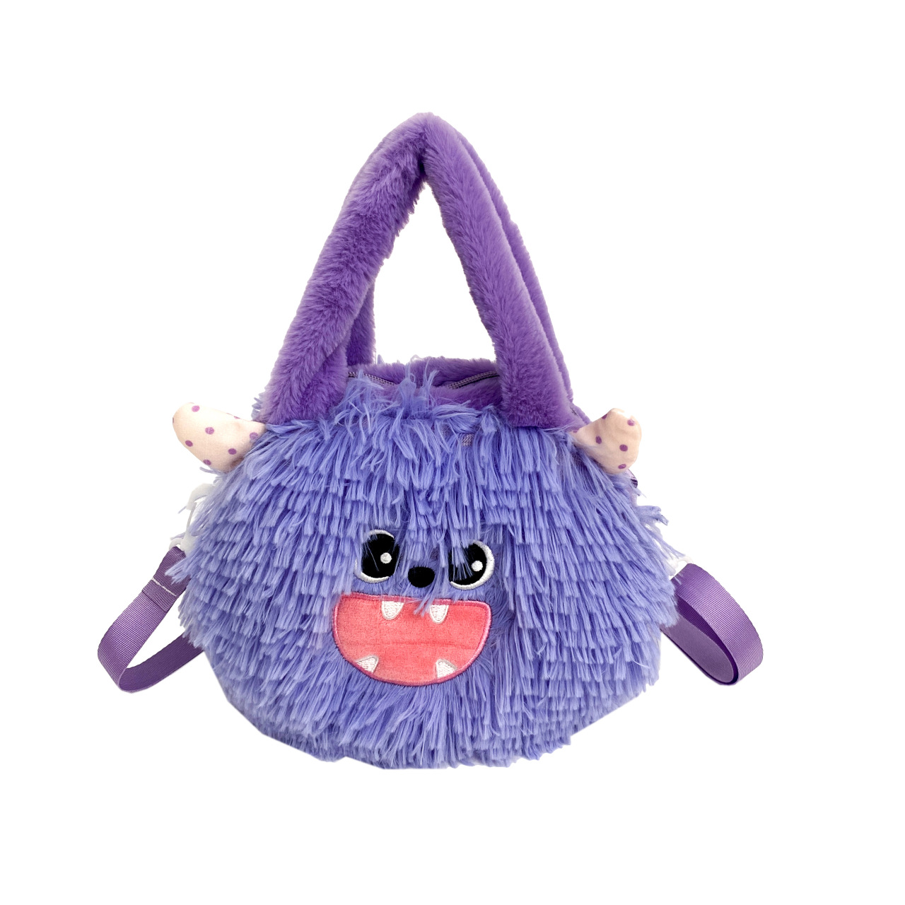 2023 new style plush toy bag, cartoon single-shoulder hand-carry crossbody bag, claw doll bag, cartoon pendant bag Item Picture