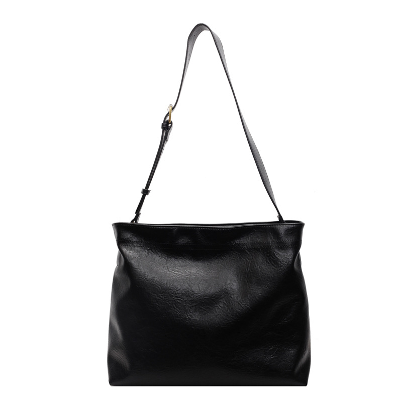A simple and large-capacity bag for women, a new 2024 trendy Korean style single-shoulder crossbody bag, a versatile college student class bag Item Picture