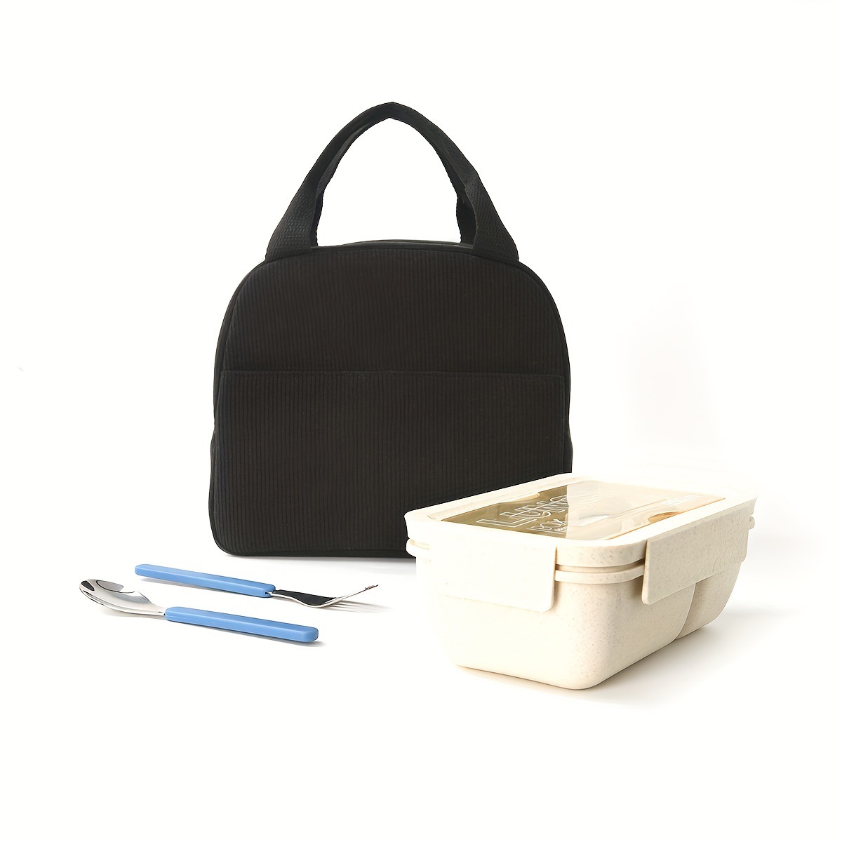Cross-border bestsellers: Hand-held bento bags, insulated bags, lunch box bags, lunch bags with lunch bags, lunch box storage bags for work and school full figure
