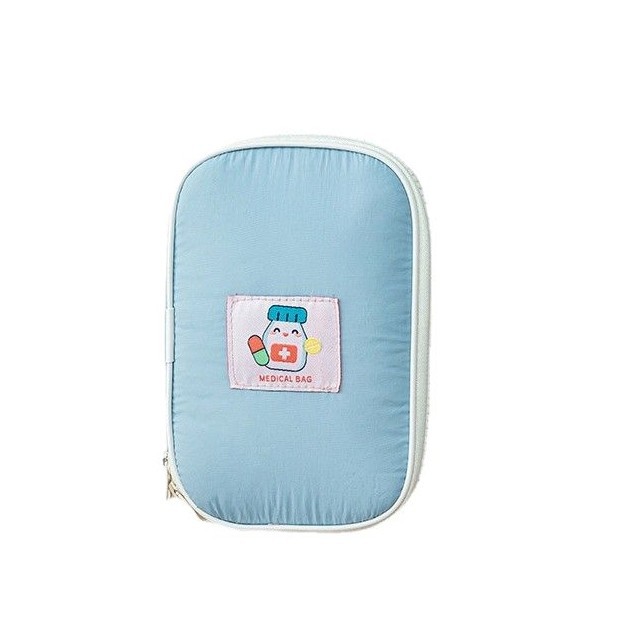 New cartoon medicine bag with a cloud-like texture, nylon medical bag, portable first aid kit, and waterproof storage bag for pills and medicines Item Picture