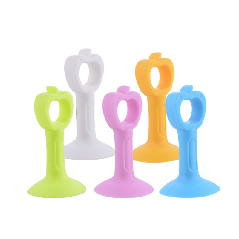 Jinshengyuan extended version silicone door stop, no-drilling handle, anti-collision glove-type silicone door stop and wall stop Item Picture