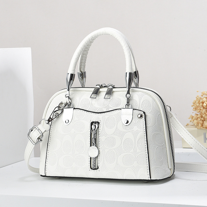 New embossed, simple and versatile crossbody bag for foreign trade, personalized cross-border women's bag, handbag, fashionable and trendy single-shoulder bag details Picture