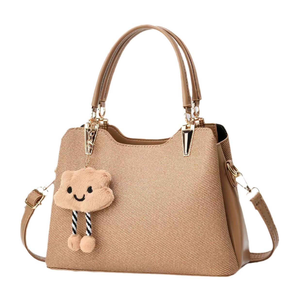 High-end quality single-shoulder bag, fashionable and trendy handbag, simple and new ladies' bag, versatile crossbody Korean-style crossbody bag Item Picture