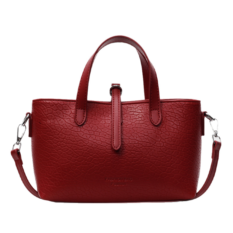 Cross-border 2025 New high-end large-capacity bucket bag for women, casual retro commuting fashion single-shoulder crossbody bag for women Item Picture