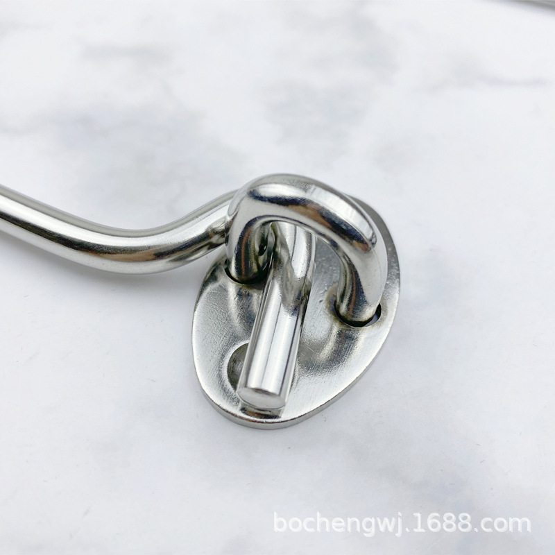 Thickened stainless steel wind hooks, furniture accessories, door and window hooks, hooks, tie hooks, tie hooks, wind hooks, door hooks, manufacturer wholesale details Picture