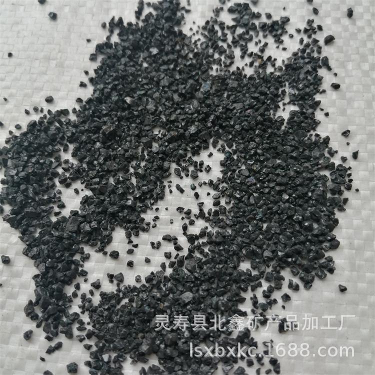 Fish tank bottom sand, aquarium decoration and landscaping, bright black sand, succulent plants, black crystal sand, aquatic plant cultivation, black gold sand Specification drawing