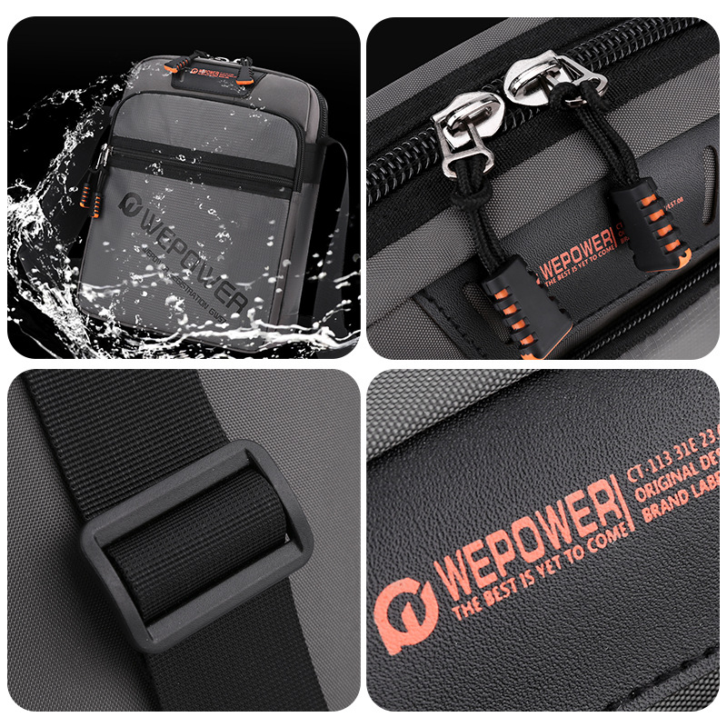 WEPOWER's new minimalist and versatile crossbody bag, a men's outdoor fashion portable large-capacity crossbody bag Application Scenario