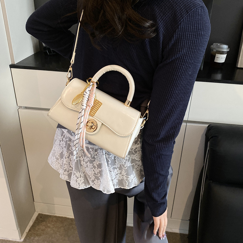 A new 2025 casual and niche design hand-held small square bag for women, a Korean-style fashionable and stylish single-shoulder crossbody bag for ladies Application Scenario