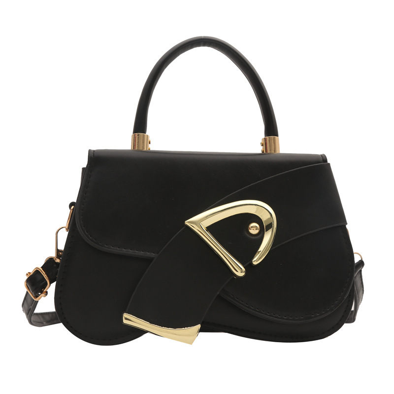 Trendy and niche design, versatile small square bag for women 2024, stylish solid color texture, crossbody handbag Item Picture