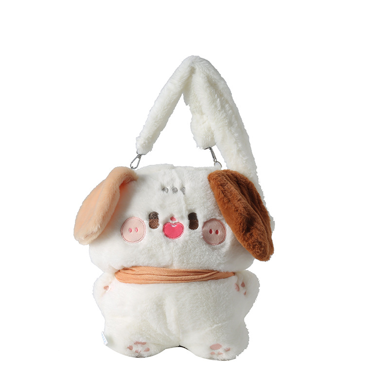 New original soft and cute country dog backpack, ins cartoon cute doll bag, claw machine doll for gift exchange Item Picture