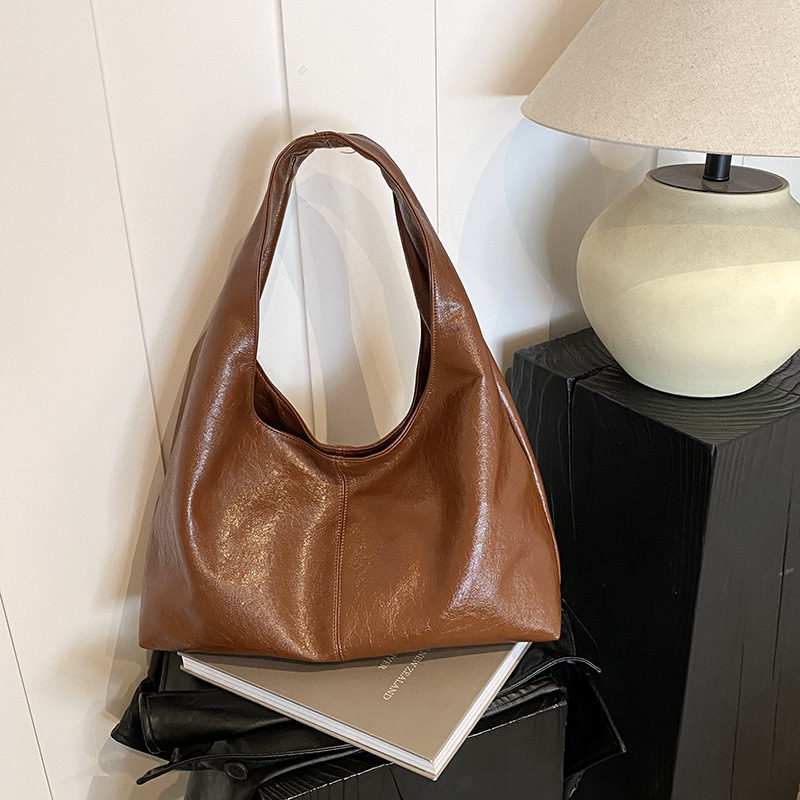 Retro niche underarm bag for women, 2024 new trendy Korean tote bag, casual and versatile, large-capacity single-shoulder bag details Picture